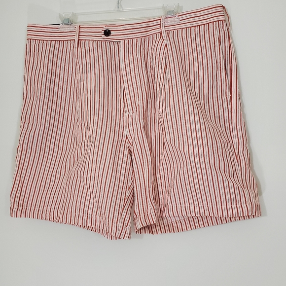 Banana Republic Cotton/Linen Striped 7" Shorts, Size 38 - Picture 10 of 10